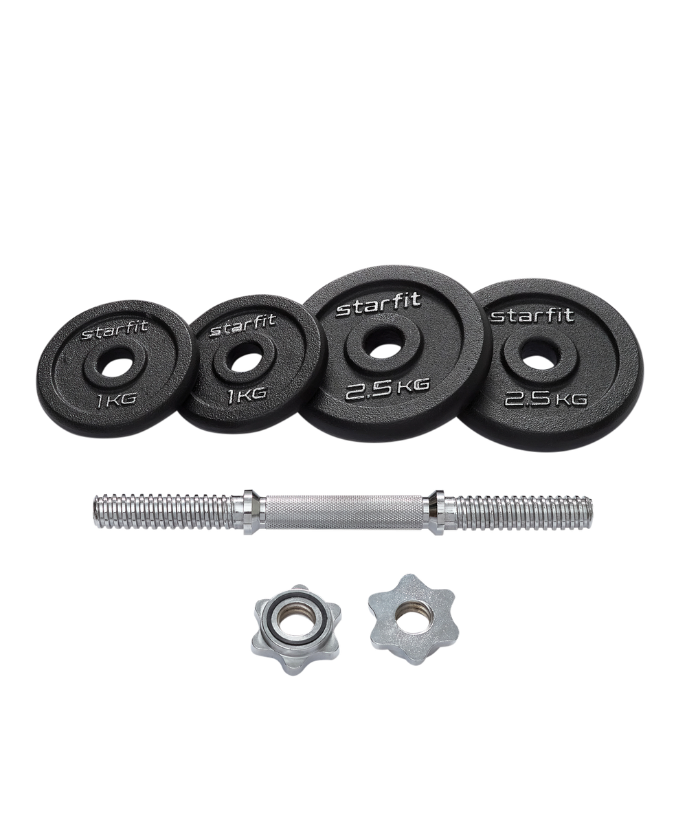 Гантель разборная чугунная в коробке DB-715, 8 кг