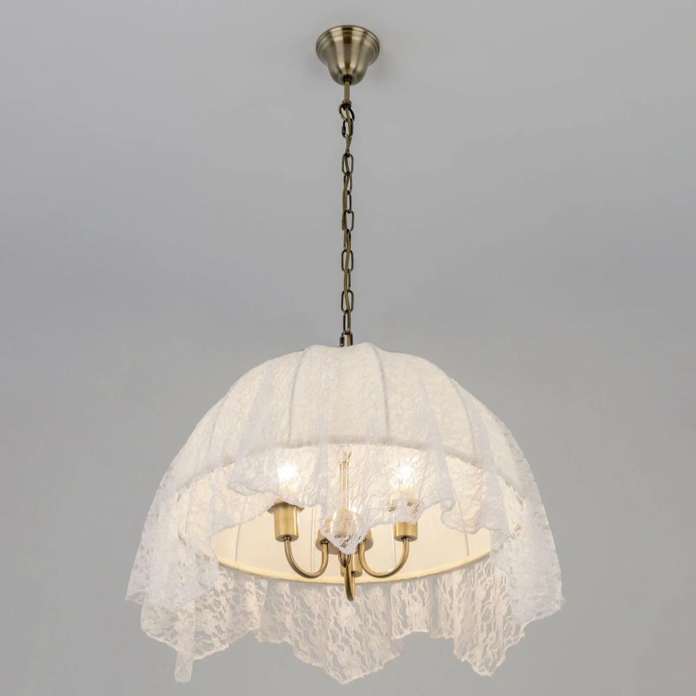 Citilux Базель CL407134 Люстра подвесная с абажуром Кружево