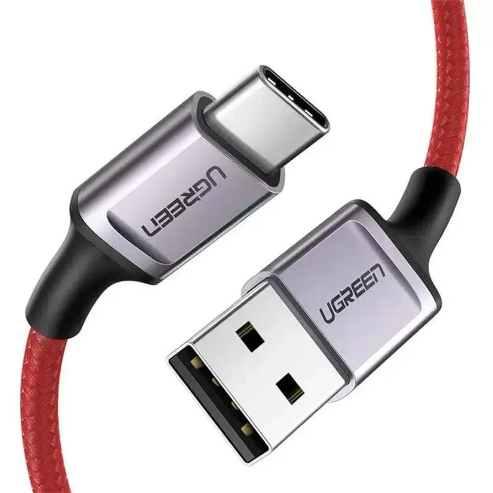 Кабель USB 2.0 - USB C, 480Mbps, 6A, Huawei SuperCharge, 1m, UGREEN 20527