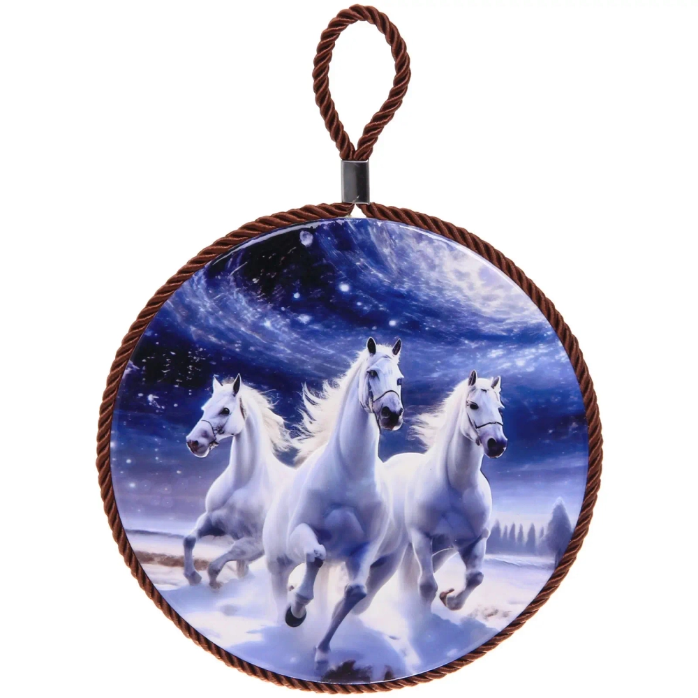 Подставка под горячее керамика 16см «Свободные духом»