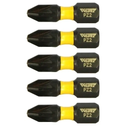 Бита PZ2 x 25мм S3 5шт. торсионная WURZ 2430-5