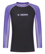 Женский Рашгард Tatami CONTRAST - PURPLE & BLACK длинный рукав