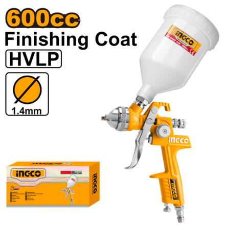 Краскопульт пневматический INGCO ASG1061 INDUSTRIAL 600 мл 1,4 мм