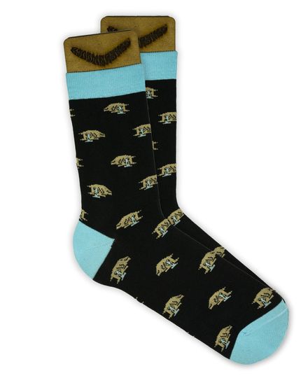 Носки BOOOMERANGS (Унылый кот N079) Чёрный (р-р 40/45)