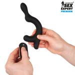 Анальный вибромассажёр Sex Expert с пультом ДУ, 18 см