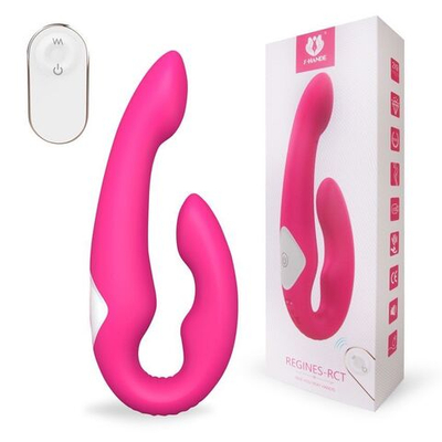 Розовый вибромассажер Regines-RCT - 21,3 см. (Цвет: розовый)