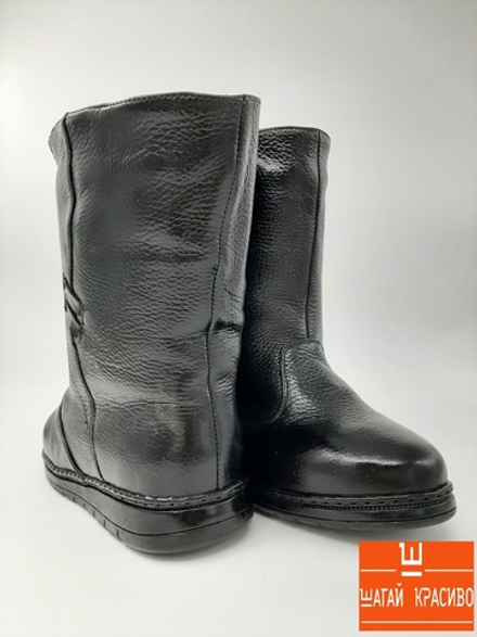 Ознакомительный образец! Женские полусапоги на объёмную ногу.