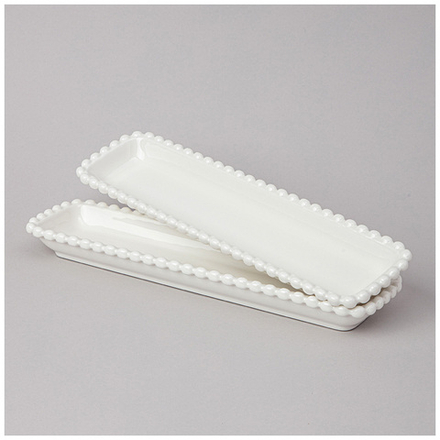 НАБОР БЛЮД LEFARD "PEARL" ПРЯМОУГ. 2 ШТ. 29*7,5*3 СМ (КОР=18НАБ.)