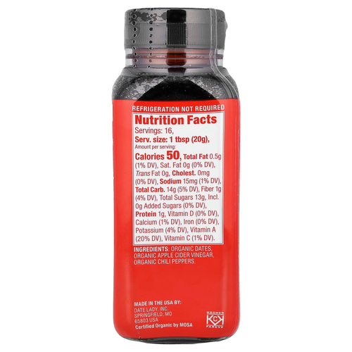 Date Lady, Сироп с финиками, 312 г (11 унций)