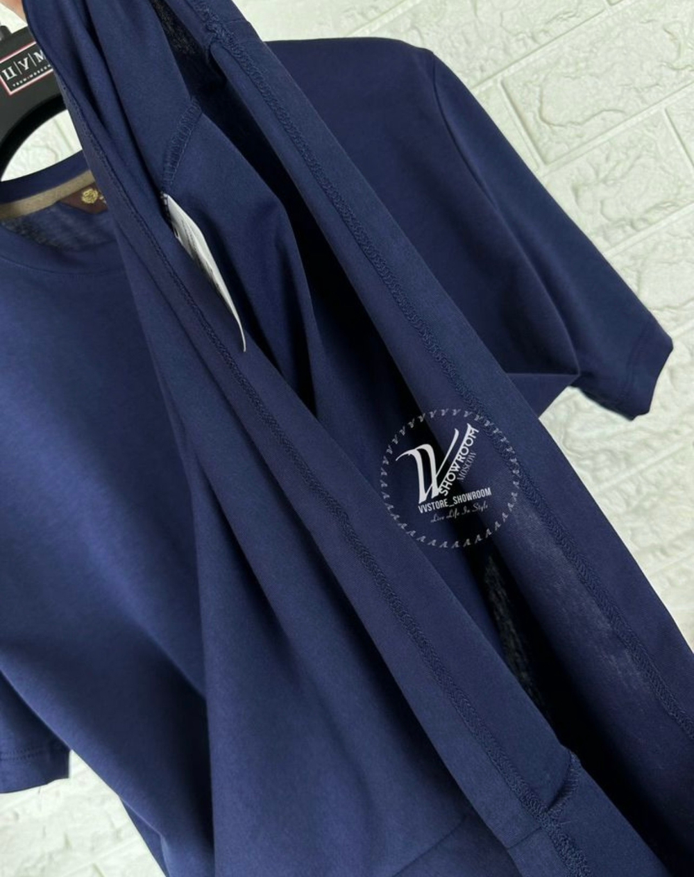 Футболка Loro Piana Marine Blue премиум