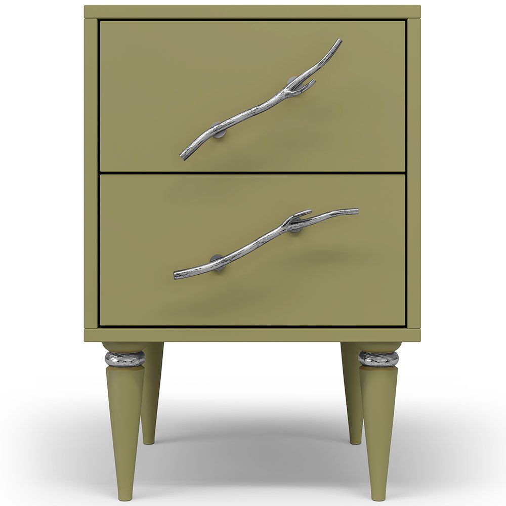 Тумба Арт Колор matte Классик Сильвер Зеленая олива матовая