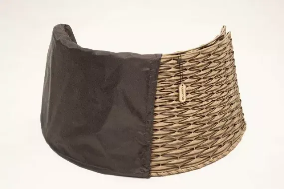 Корзина под елку Прованс 145*110*35 см., разборная, орех, ЕлкиТорг (145-219)