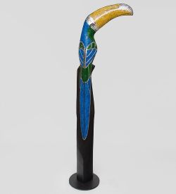 Decor and Gift 23-004-01 Статуэтка «Тукан» дерево+стекл.мозаика 100 см