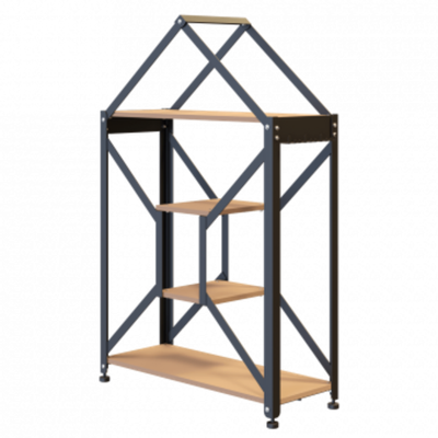 Дровница металлическая ДОМИК