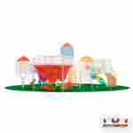Канатная башня «Радужная Гавань», 25×25×10 м
