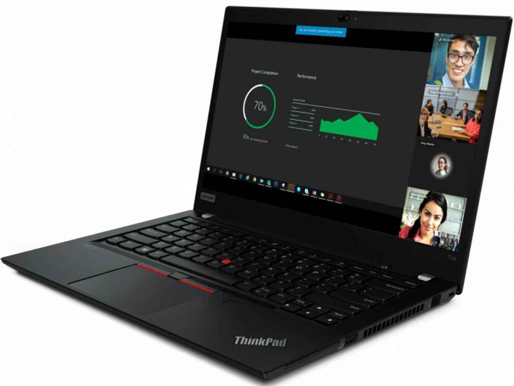 Ноутбук Lenovo ThinkPad T14 G1 Intel Core i5-10210/8Gb/SSD512Gb/14"/IPS/FHD/Win10Pro/black 20S1A0F6CD