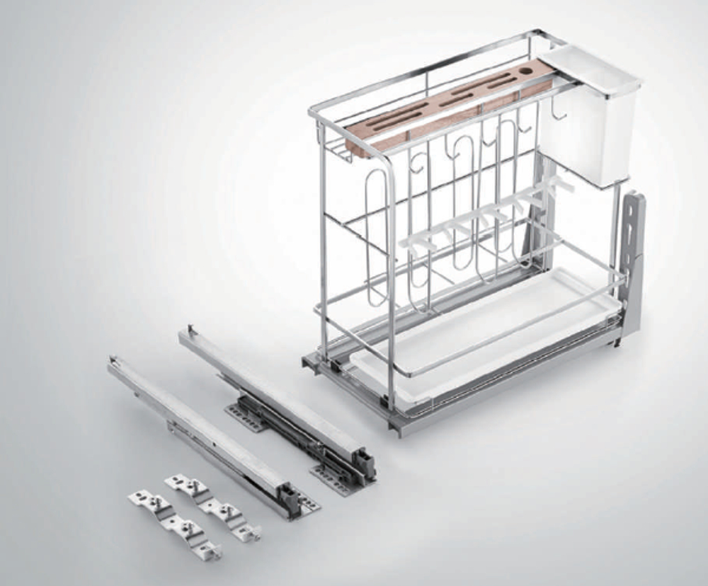 Многофункциональная корзина - DIAMOND STYLE - SS201, 237x465x422 мм