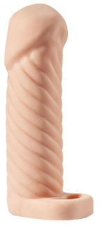 Насадка-удлинитель Sitabella Kleon, телесная, с кольцом, 15 см