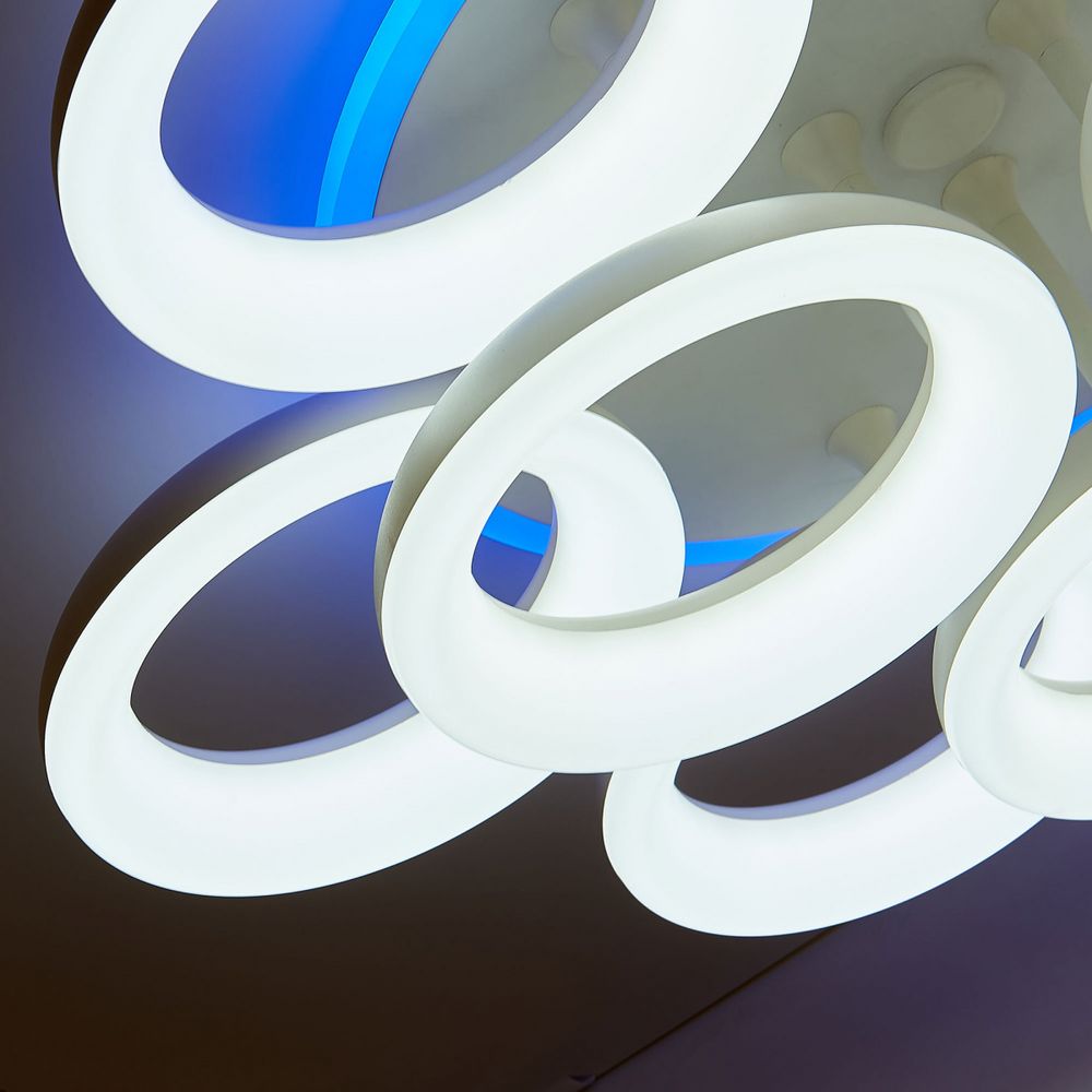 Citilux Паркер Смарт CL225A190E RGB Умная люстра Белая