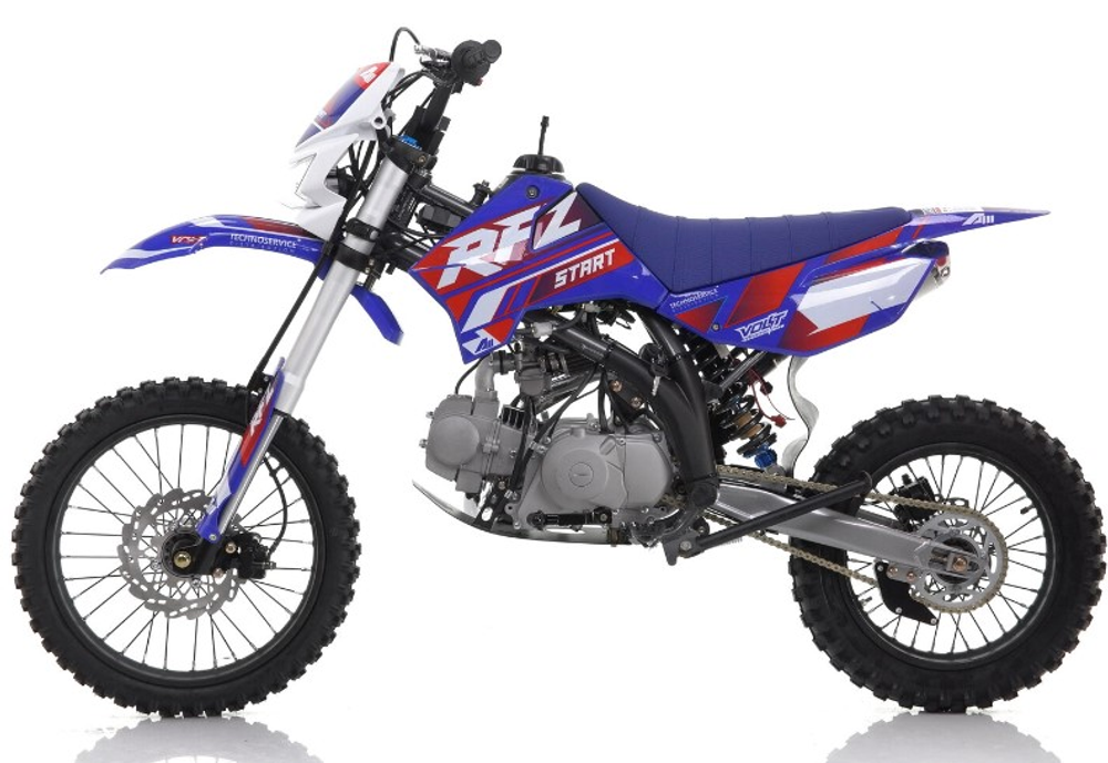 Питбайк Apollo RFZ START 125X-LE, 17/14 синий