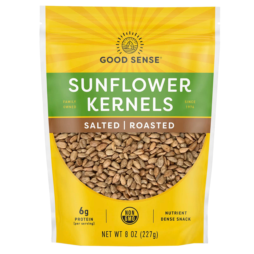 Good Sense, ядра подсолнечника, соленые, обжаренные, 227 г (8 унций)