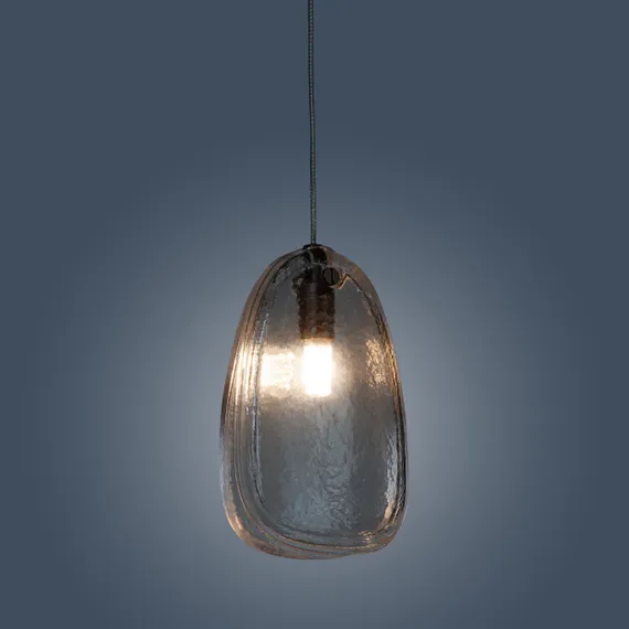 Подвесной светильник Jewel высота 19 см, прозрачный, медный