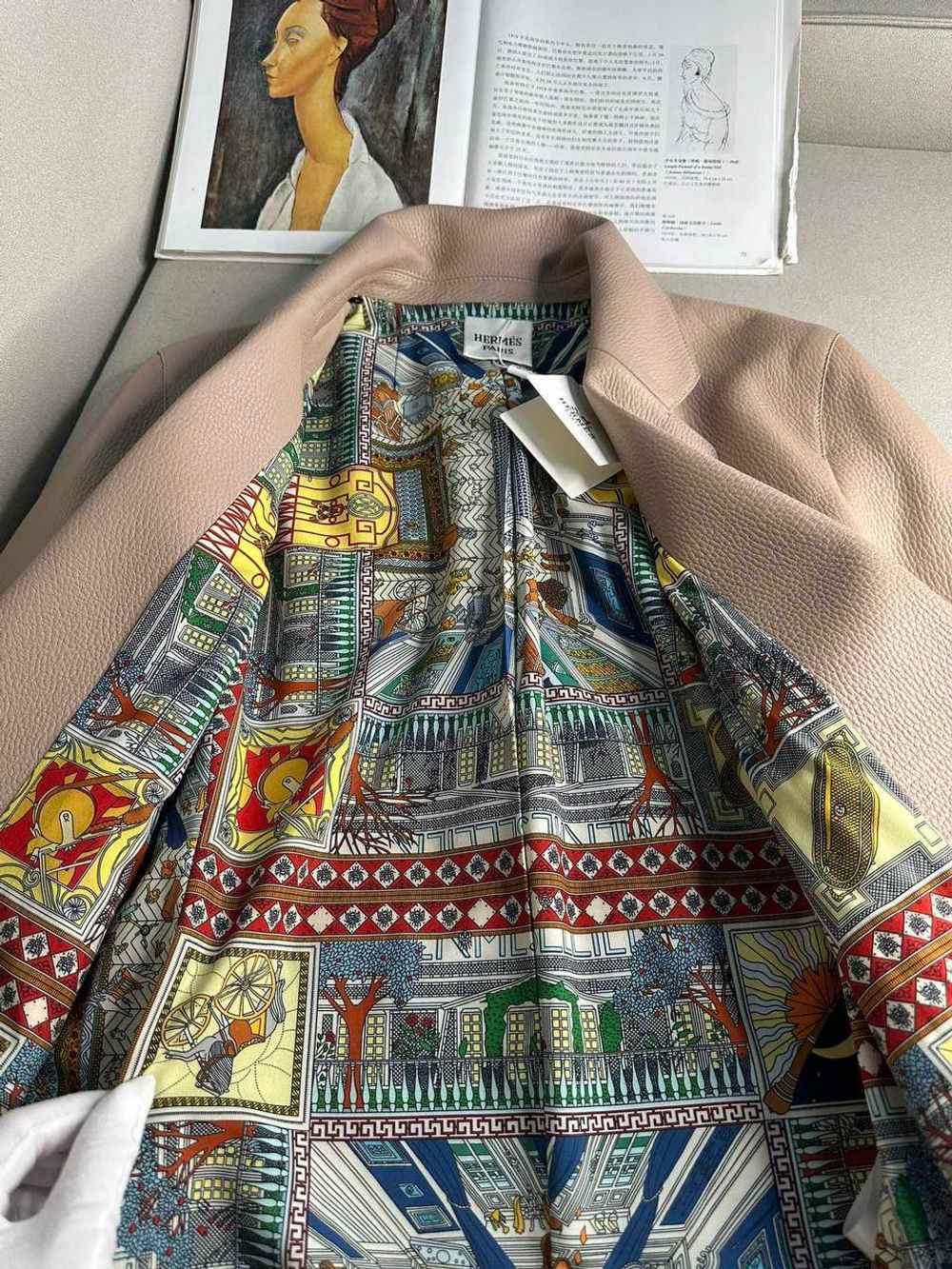 Кожаная куртка Hermes
