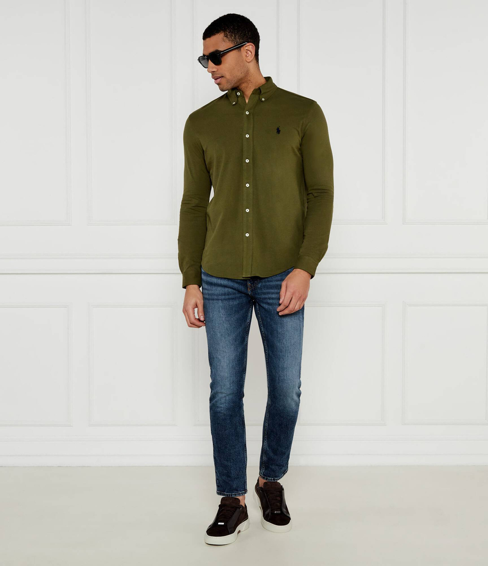 Рубашка POLO RALPH LAUREN - зеленый(710654408)