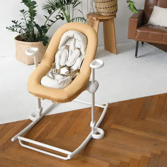 Шезлонг детский Beaba Up&amp;Down Baby Bouncer Plus Ochre