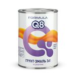 ГРУНТ- ЭМАЛЬ ПО РЖАВЧИНЕ "FORMULA Q8" матовая, ГОЛУБАЯ  0,9 КГ (1/14)