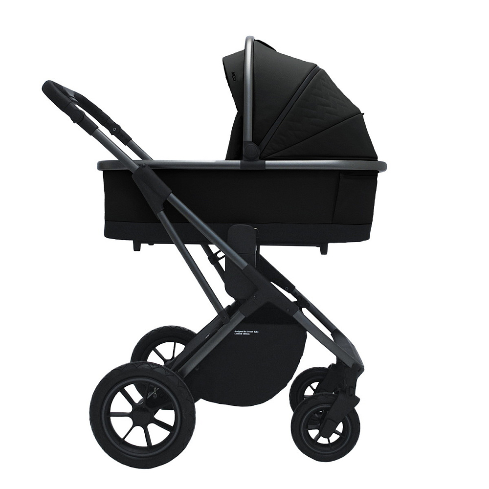 Детская коляска Sweet Baby Ricci Air 2 в 1 2024 Black 427052