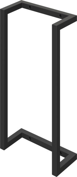 Полка STWORKI Гриндстед для полотенец, черный муар