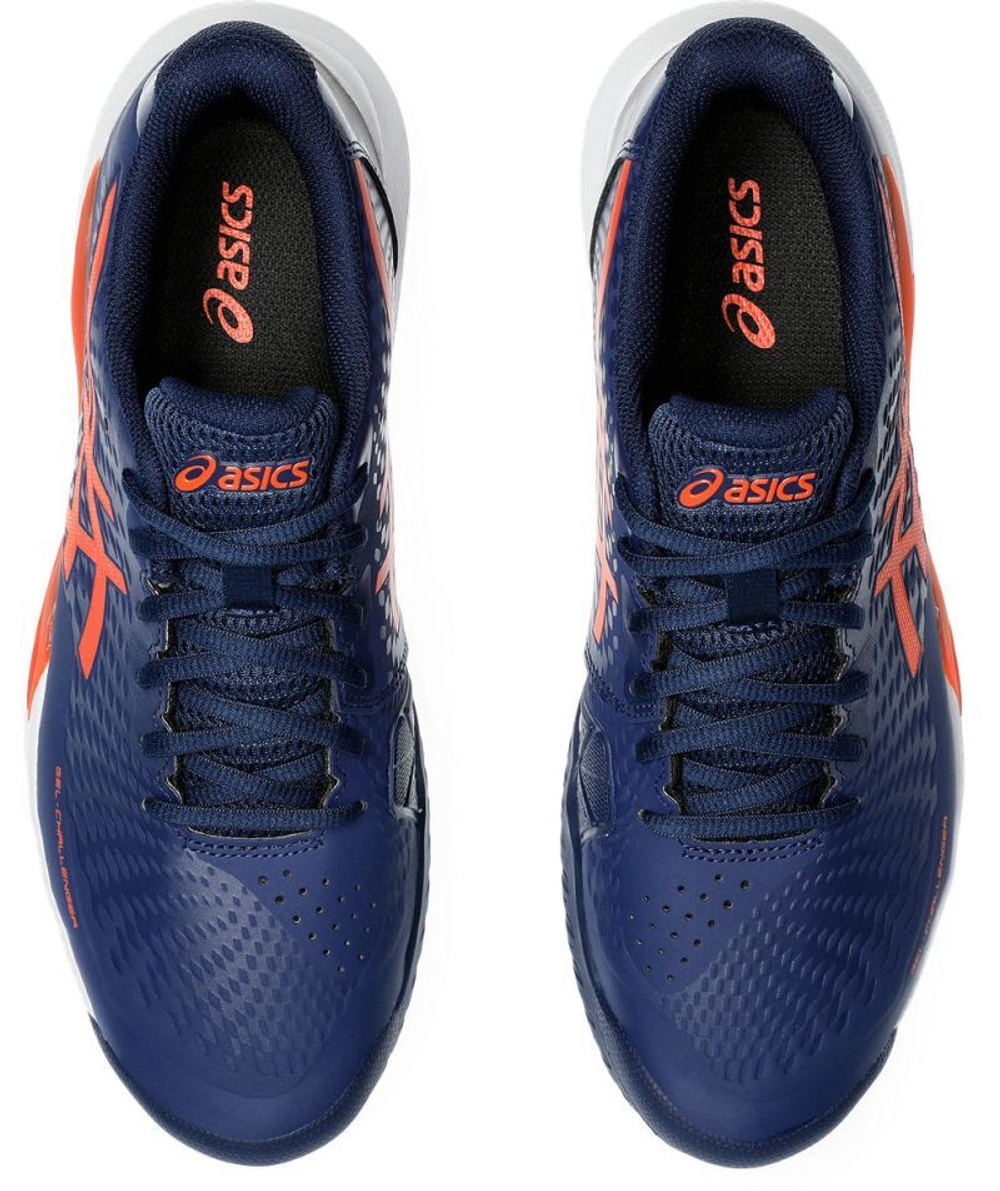 Теннисные кроссовки Asics Gel-Challenger 14 - blue expanse/koi - Blue Orange