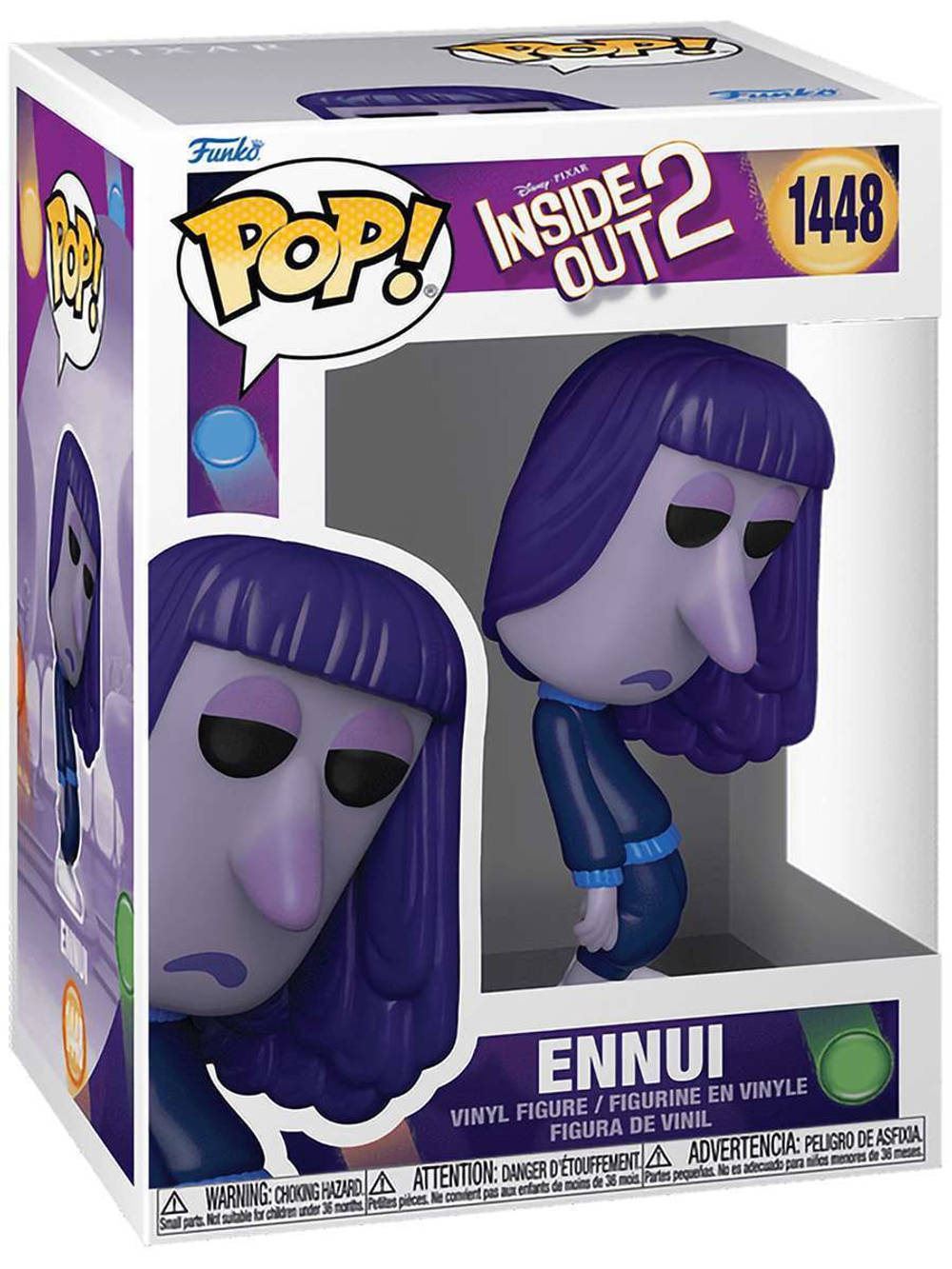 Фигурка Funko POP! Disney Inside Out 2 Ennui (1448) 75997