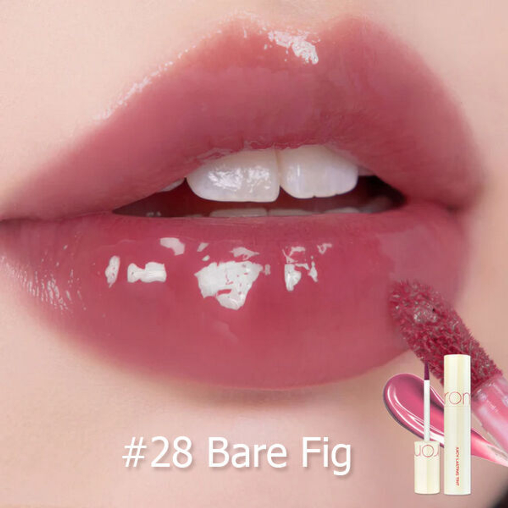 Сочный стойкий глянцевый тинт для губ Rom&Nd Juicy Lasting Tint #28 Bare Fig, 5.5гр
