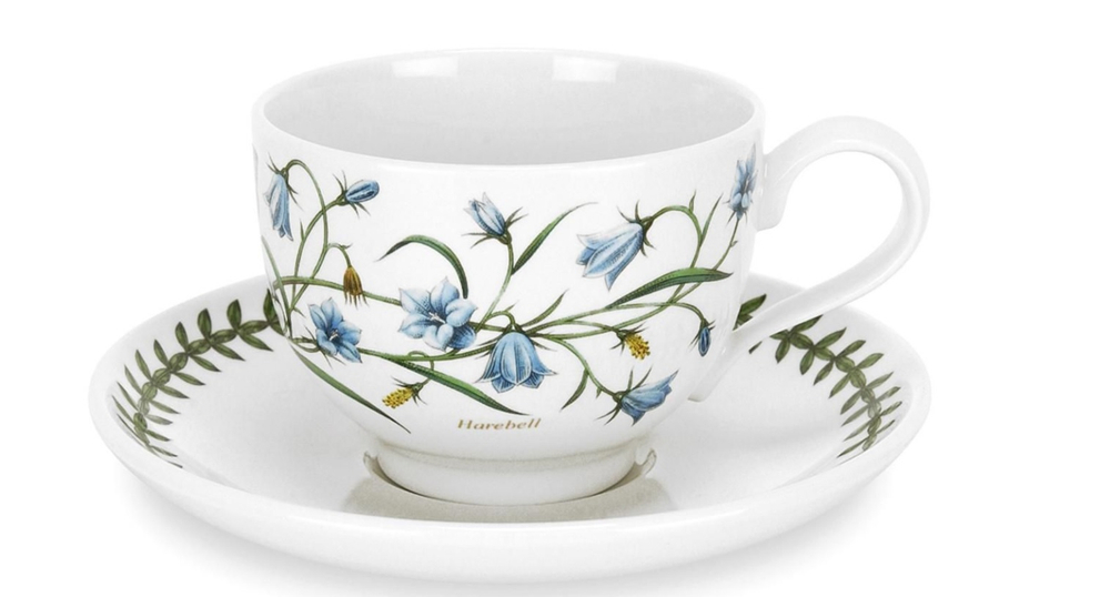 Portmeirion Кофейная чашка с блюдцем Harebell "Ботанический сад" 280 мл BG04557-D