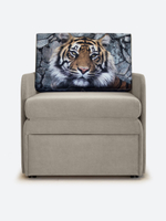 Кресло-кровать "Миник" с подлокотниками Dream Beige купон Тигр