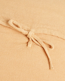 ZARA HOME ЛЬНЯНОЙ ЧЕХОЛ ДЛЯ ДЕКОРАТИВНОЙ ПОДУШКИ, ОХРА