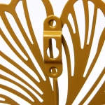 Крючок интерьерный металлический «ЛОФТ ТАМБЛ», динго, цвет золото, 17*16см