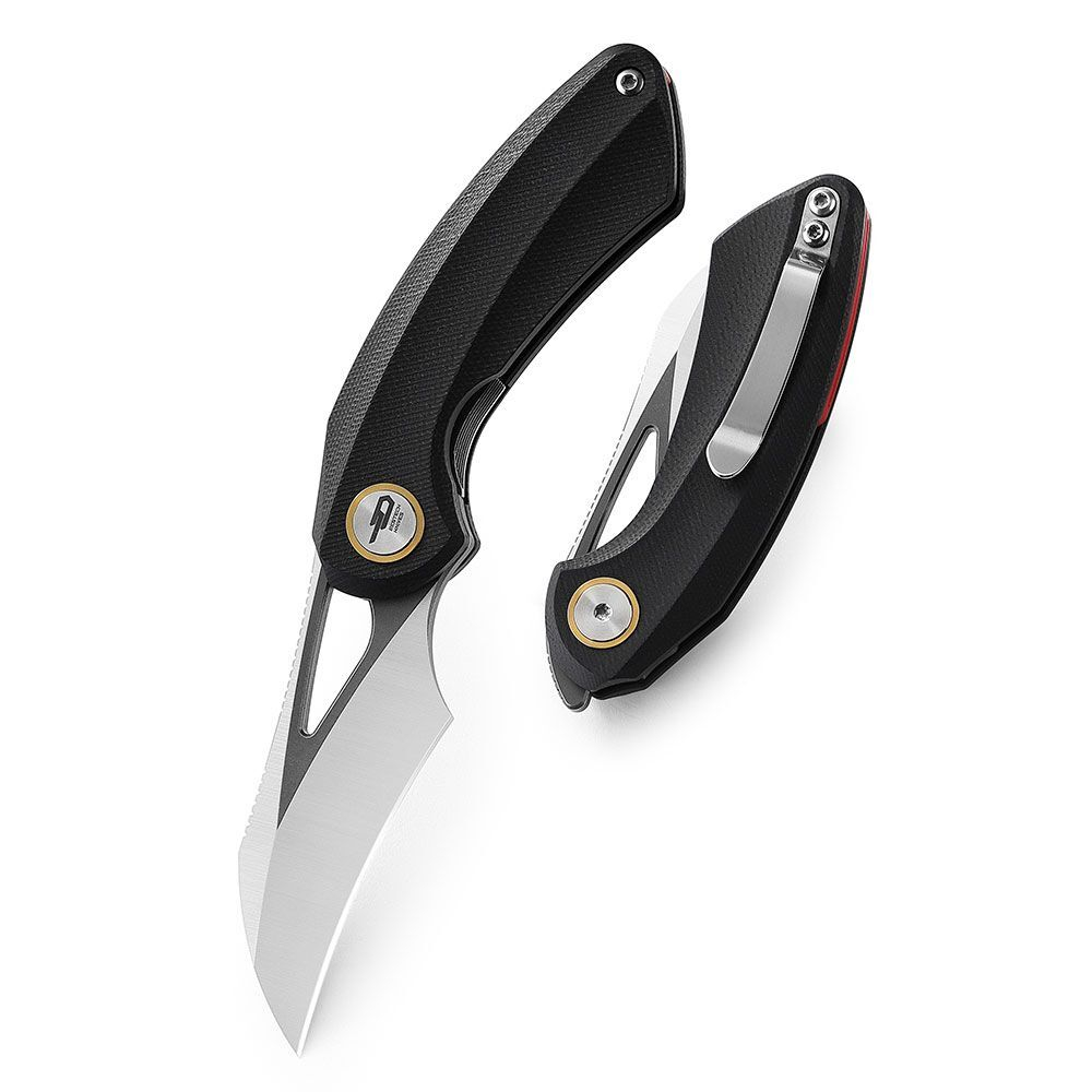 Нож туристический Bestech Bihai сталь 14C28N, рукоять G10 черная