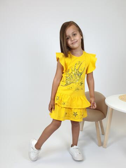 11-205-6 платье для девочки Luneva