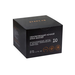 10 Be loved.Be smart Крем-филлер ночной для лица 50мл обновляющий, для зрелой кожи