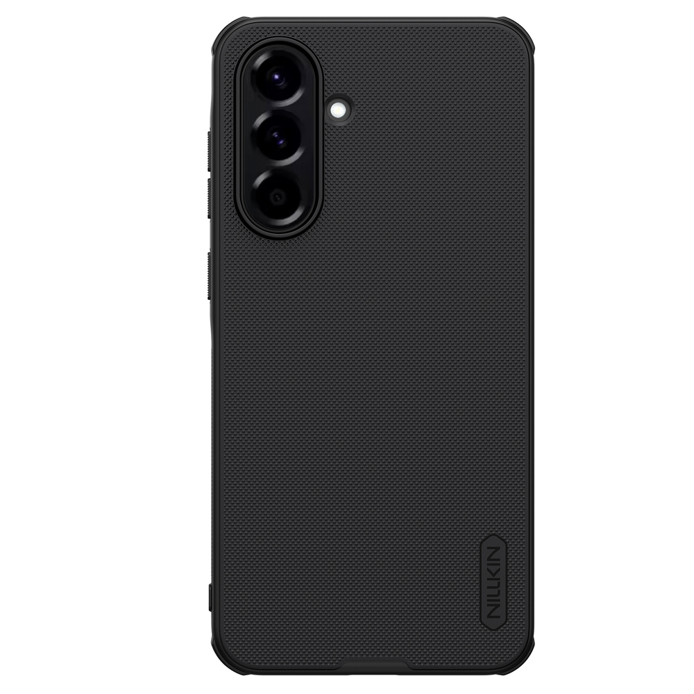 Усиленный защитный чехол черного цвета от Nillkin для Samsung Galaxy A56 5G, серия Super Frosted Shield Pro