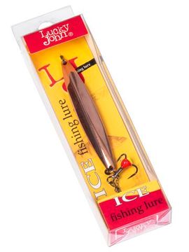 Блесна вертикальная зимняя Lucky John NAIL BLADE с цепочкой и тройником 65мм C блистер