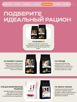 Корм сухой для взрослых собак породы Йоркширский терьер, с индейкой, 12 кг, QUATTRO