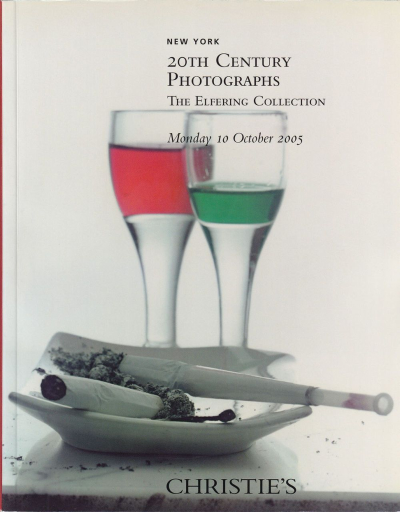 Каталог аукциона Christie’s, Нью-Йорк, Фотографии XX века из коллекции Герта Эльферинга от 10 октября 2005 года