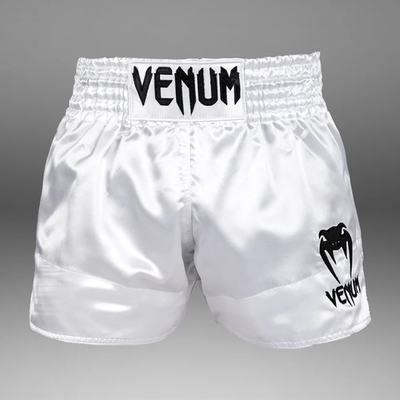 Тайские шорты Venum Classic - White/Black