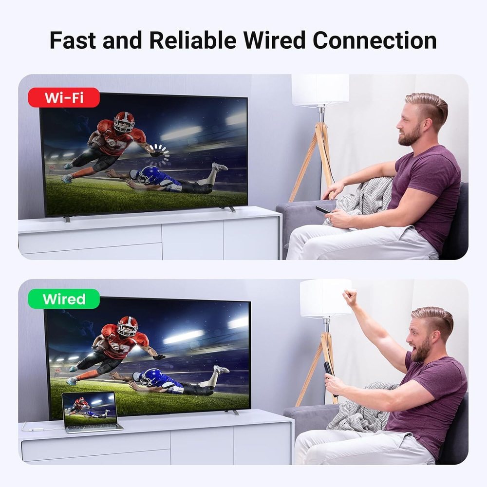Конвертер USB 2.0 на LAN RJ-45,10/100 Mbps UGREEN 20254