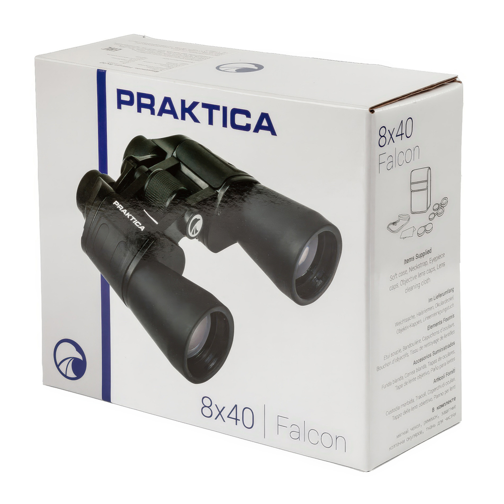Бинокль Praktica Falcon 8x40 Black - Упаковка 2