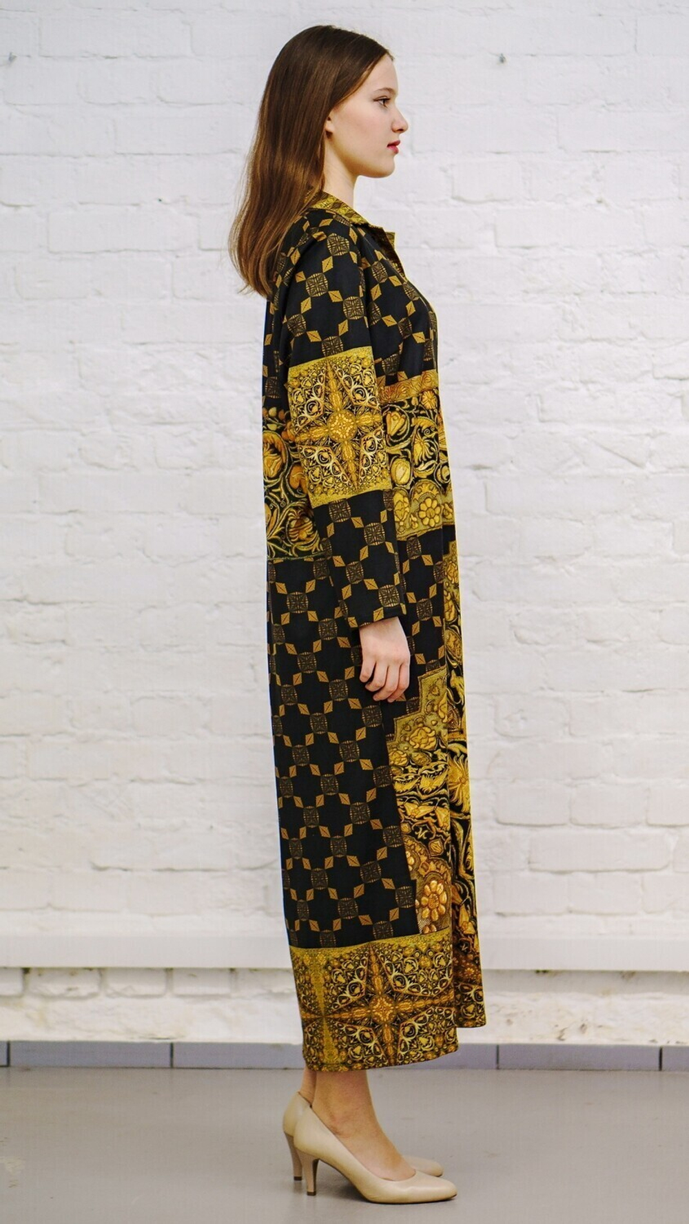 Платье "Византия 2", по мотивам русского золотного шитья в церковных одеяниях